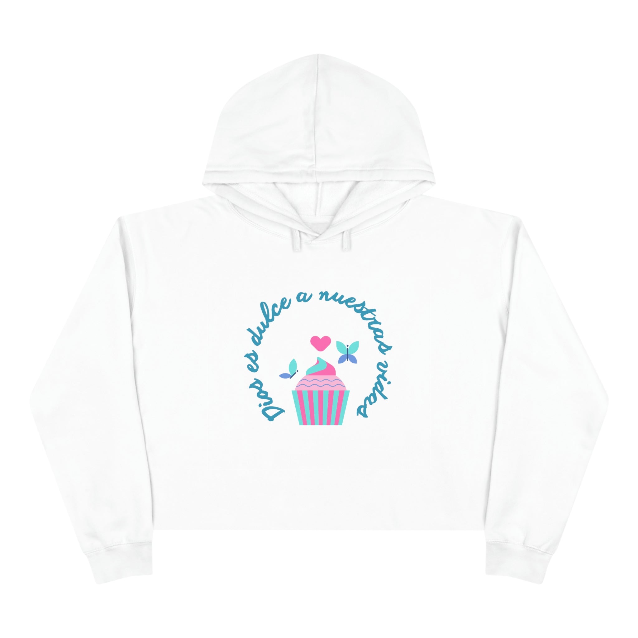 Dios es Dulce Crop Hoodie