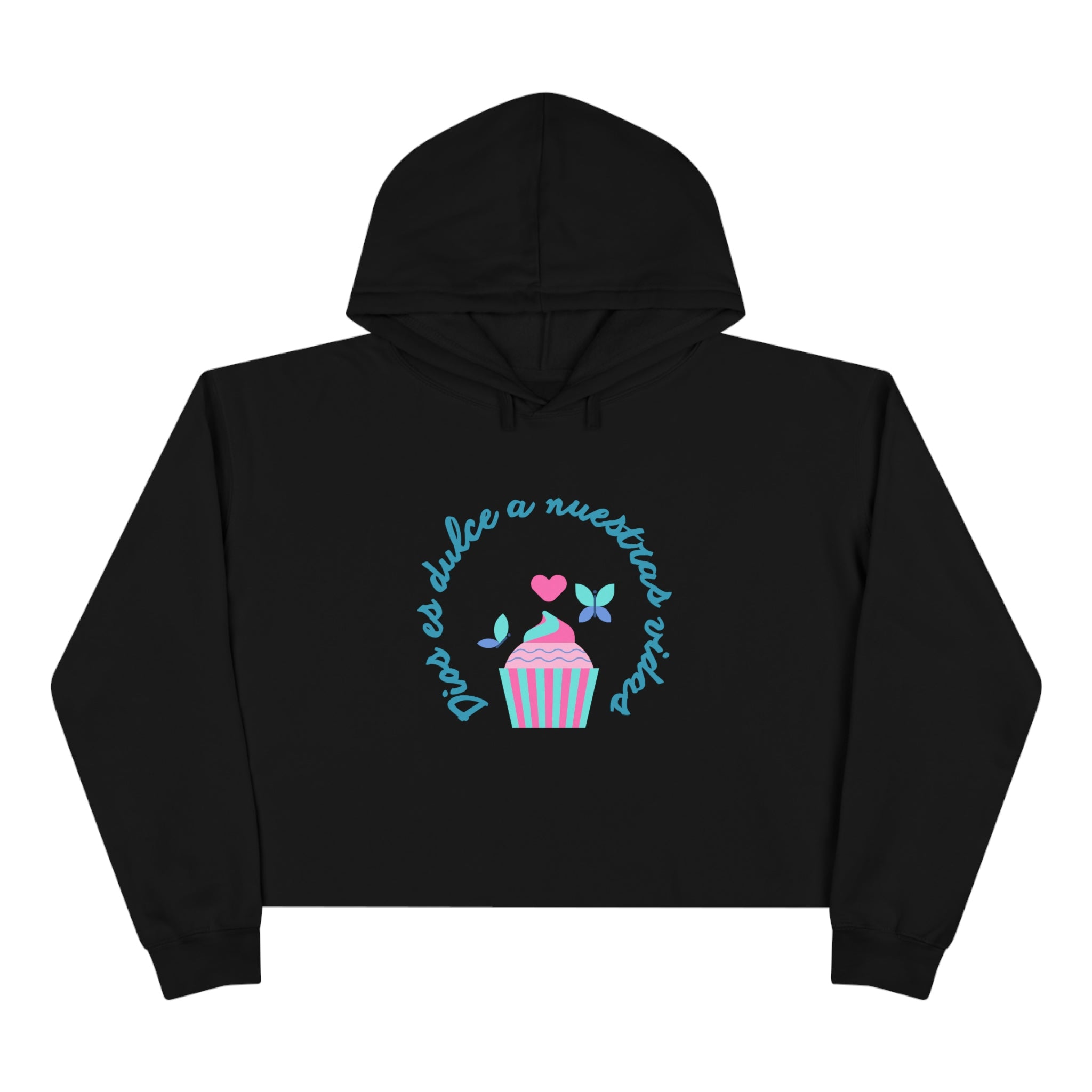 Dios es Dulce Crop Hoodie