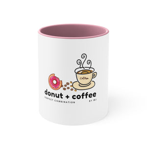 Donut & Coffe Perfect Combination  Mug, 11oz