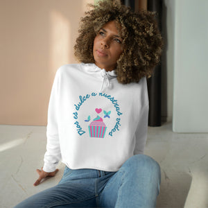 Dios es Dulce Crop Hoodie